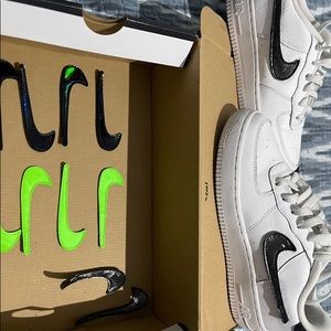 Air Force one size 5.5 white/black
